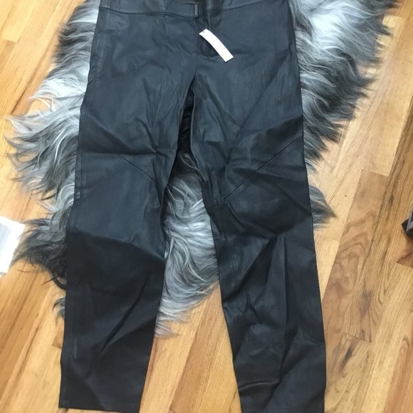Tahari stretch leather pantssize XL New
